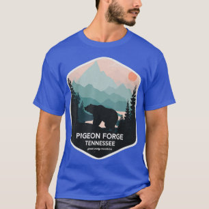 Camiseta Montanhas do Enfumaçado do Excelente Pigeon Forge 