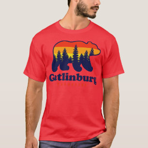 Camiseta Montanhas do Enfumaçado do Urso do Tennessee Gatli