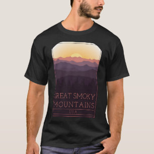 Camiseta Montanhas do Enfumaçado excelente - EUA