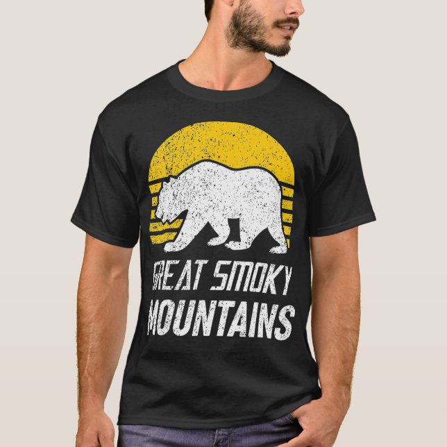 Camiseta Montanhas do Enfumaçado excelente National Park Te (Frente)