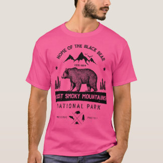 Camiseta Montanhas do Enfumaçado excelente Parque Nacional