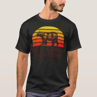 Camiseta Montanhas do Enfumaçado excelente Urso Nacional do