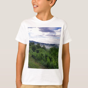 Camiseta Montanhas do enfumaçado nas montanhas do Enfumaç