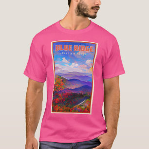 Camiseta Montanhas do enfumaçado Viagem Blue Ridge