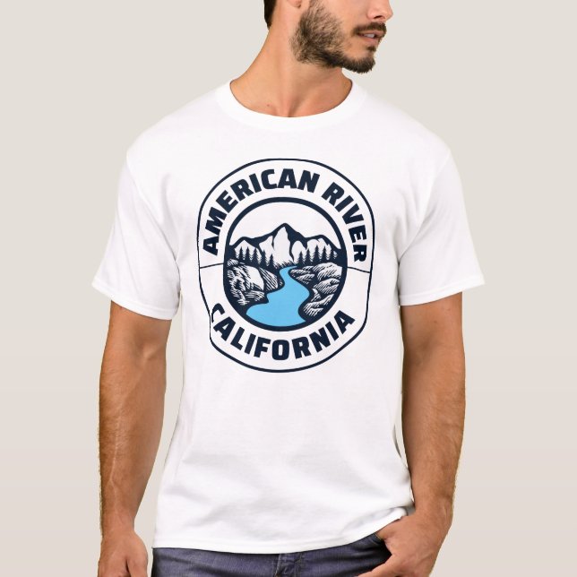 Camiseta Montanhas do estado dos amantes do Rio California (Frente)