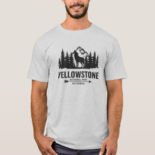 Camiseta Montanhas do Lobo Yellowstone