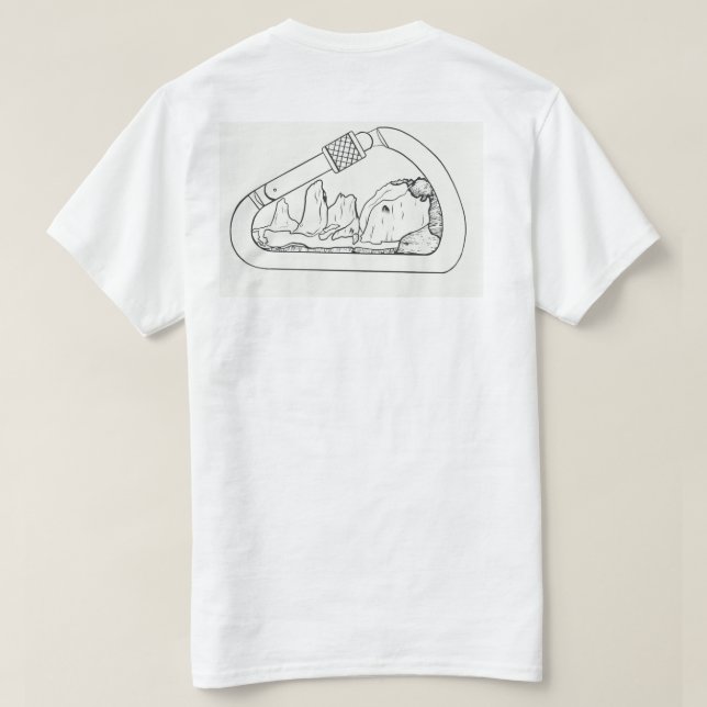 Camiseta Montanhas do Patagonia (Verso do Design)