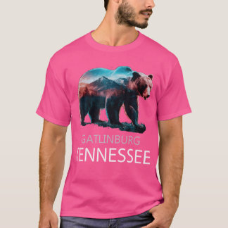 Camiseta Montanhas do Tennessee em Gatlinburg ostentam EUA 