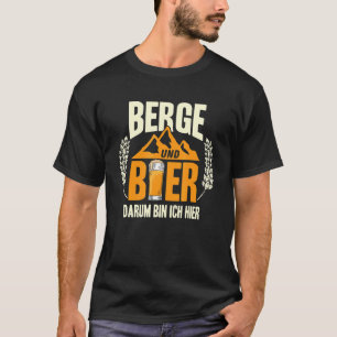 Camiseta Montanhas e Cerveja É por isso que estou aqui Hike