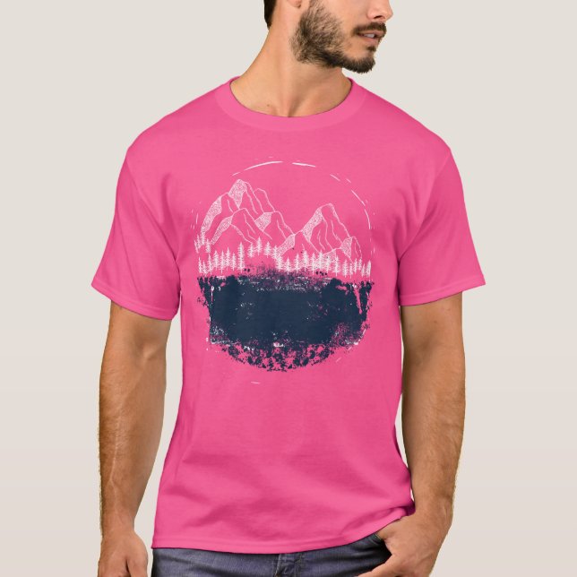 Camiseta Montanhas E Mar Ativas (Frente)