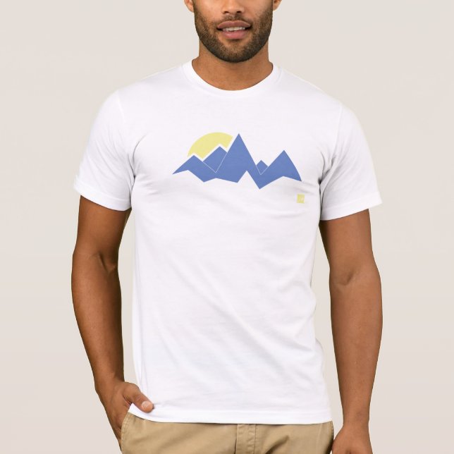 Camiseta Montanhas e T de Sun (Frente)