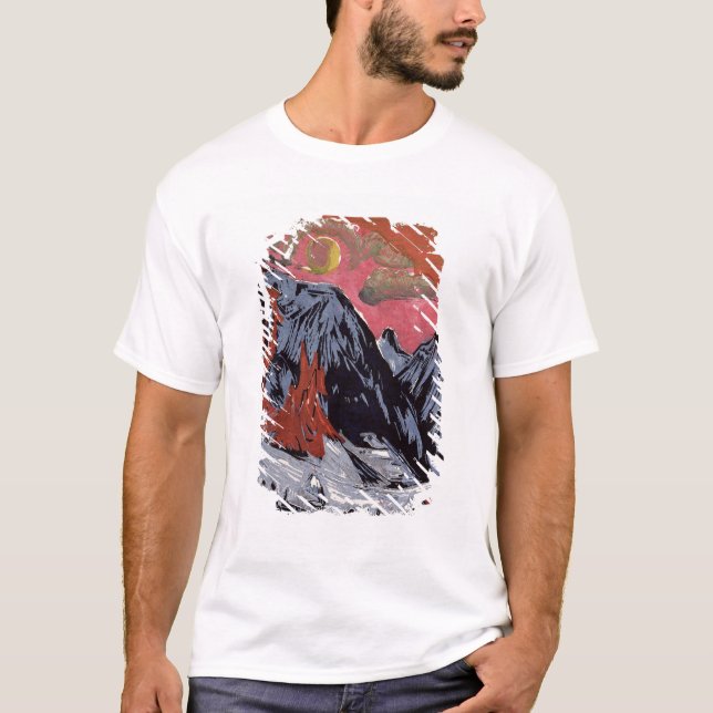 Camiseta Montanhas em Inverno, 1919 (Frente)