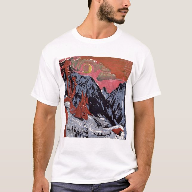 Camiseta Montanhas em Inverno, 1919 (Frente)