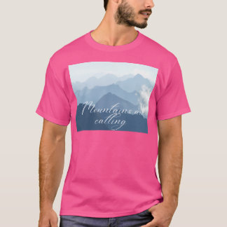 Camiseta Montanhas estão chamando de Ativo