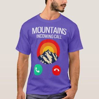 Camiseta Montanhas estão chamando viagem