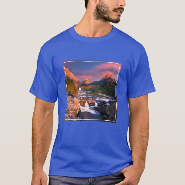 Camiseta Montanhas | Glacier National Park, Montana (Frente)