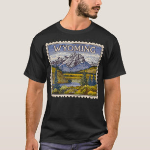 Camiseta Montanhas Grand Teton do Estado de Wyoming