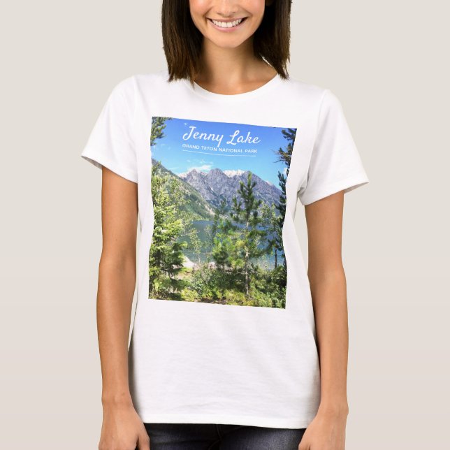 Camiseta Montanhas grandes do lago | Teton jenny (Frente)