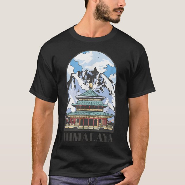 Camiseta Montanhas Himalaya Montanheira Everest Himal (Frente)