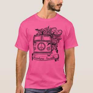 Camiseta Montanhas hipsteres ao ar livre chamando Design Ba