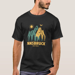Camiseta Montanhas Innsbruck Áustria Caminhada Ar Livre Vin