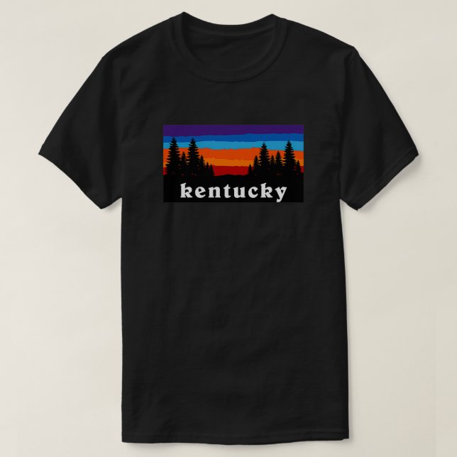 Camiseta Montanhas Kentucky Caminhando (Frente do Design)