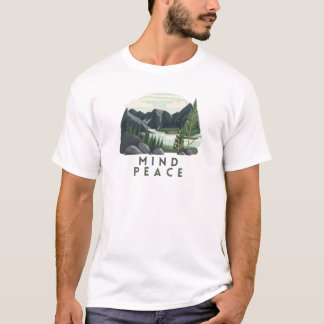 Camiseta Montanhas Mentes da Paz 🏕 Acampamento