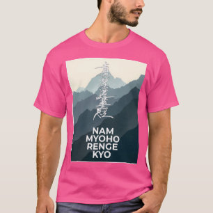 Camiseta (Montanhas) Nam Myoho Renge Kyo