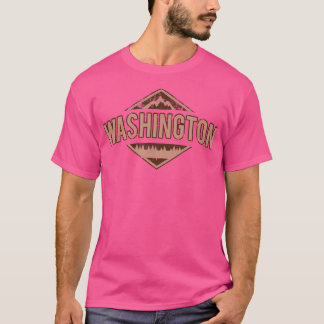 Camiseta Montanhas Nature Washington Caminhando Camping Hik
