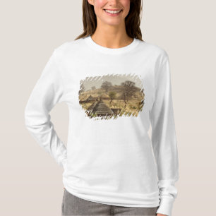 Camiseta Montanhas Nuba, aldeia de Nugera