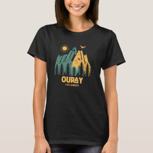 Camiseta Montanhas Ouray Colorado Caminhando ao Exterior Vi