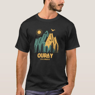 Camiseta Montanhas Ouray Colorado Caminhando ao Exterior Vi