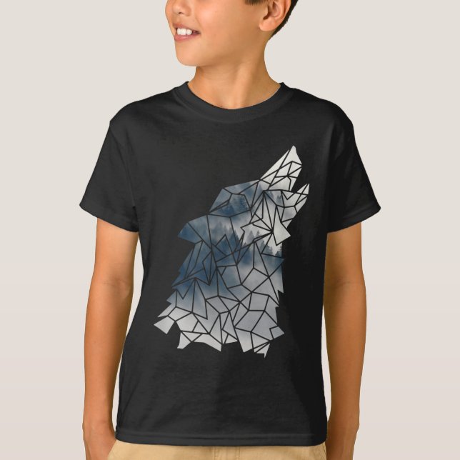 Camiseta Montanhas Owo de Proteção Ambiental - Wolf Silh (Frente)