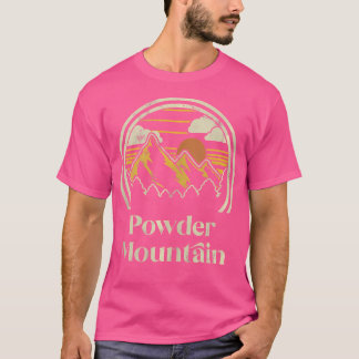 Camiseta Montanhas Pó-Montanha Utah Caminhando ao ar livre 