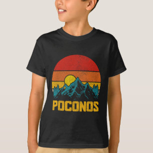 Camiseta Montanhas Pocono Poconos Pensilvânia Caminhada Vin