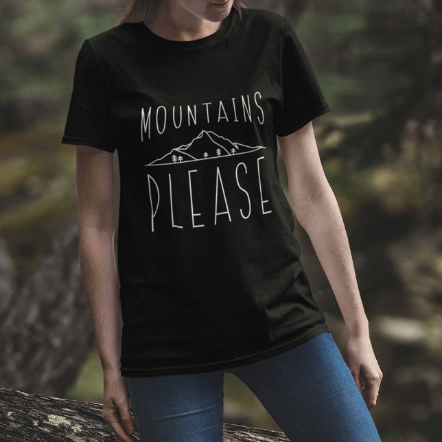 Camiseta Montanhas, por favor (Criador carregado)