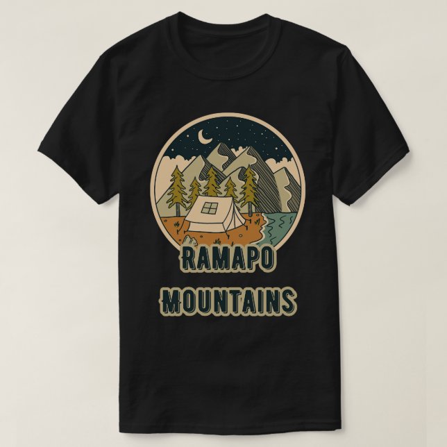 Camiseta Montanhas Ramapo (Frente do Design)