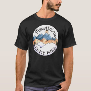 Camiseta Montanhas Retro Na Minha Mente Bíblia Verso Christ
