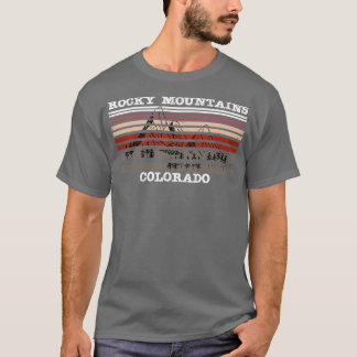 Camiseta Montanhas Rochosas Distintas Paisagem do Colorado