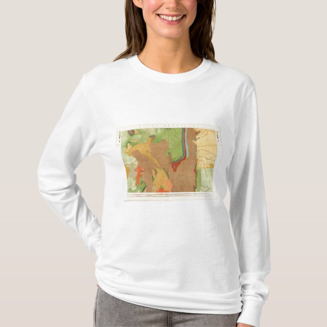 Camiseta Montanhas rochosas Geological (Frente)