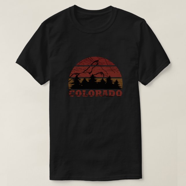 Camiseta Montanhas Rocky Colorado (Frente do Design)