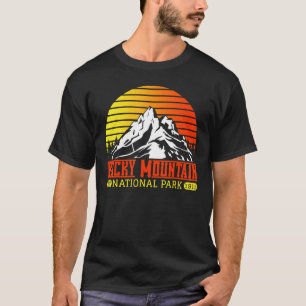 Camiseta Montanhas Rocky National Park Souvenirs Colorado B