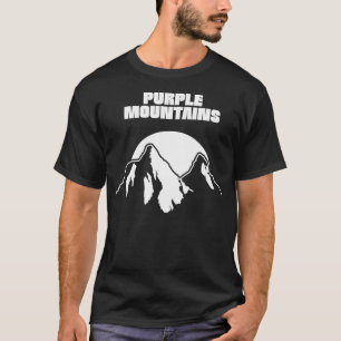 Camiseta Montanhas roxas David Berman Baseball Capa