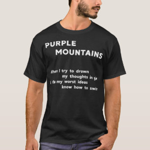 Camiseta Montanhas Roxas Inspiradas Ativas