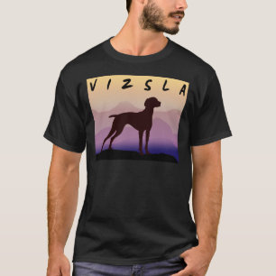 Camiseta Montanhas roxas Vizsla