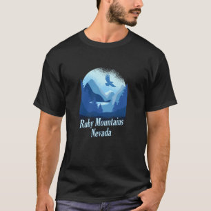 Camiseta Montanhas Ruby Nevada NV Lembrança