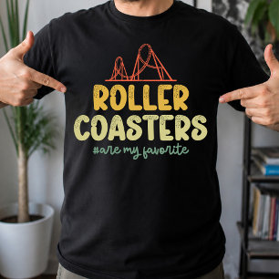 Camiseta Montanhas-russas São Minha Atração Favorita no Par