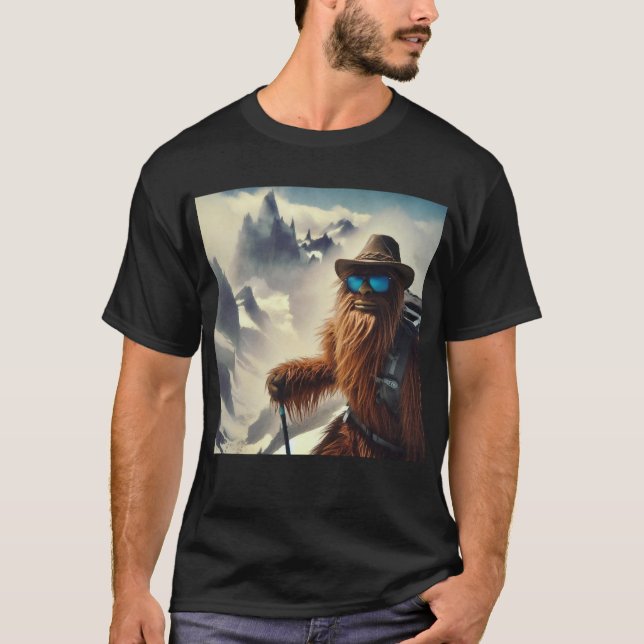 Camiseta Montanhas Sasquatch Hiking (Frente)