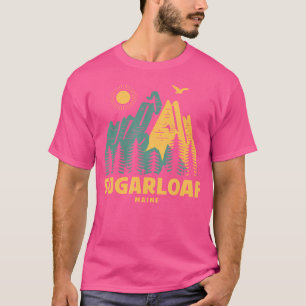 Camiseta Montanhas Sugarloaf Maine Caminhando Ao Exterior V