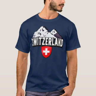 Camiseta Montanhas suiças da Suíça